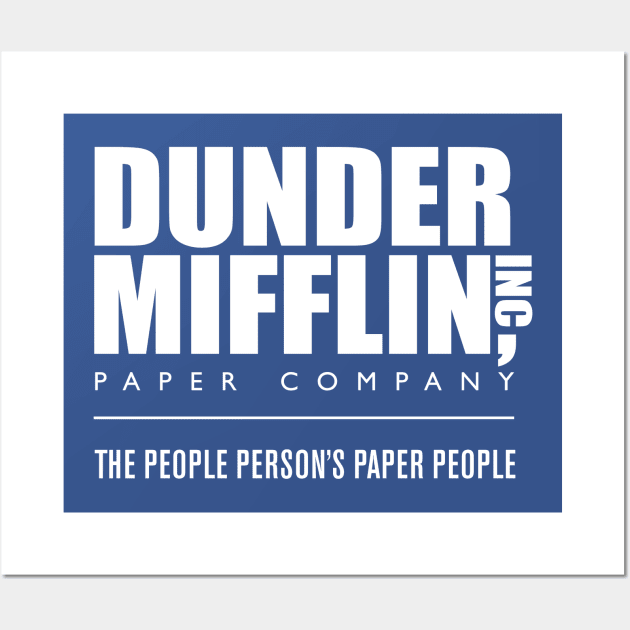 Dunder Mifflin Wall Art by Craftee Designs